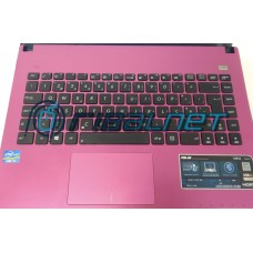 Teclado PT Asus X401A Top Cover Rosa